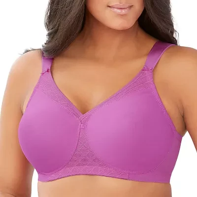 Glamorise Soft Shoulders Magiclift® Seamless-Strap Seamless T-Shirt Wireless Full Coverage Bra 1080