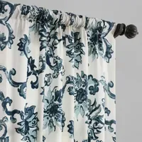 Exclusive Fabrics & Furnishing Indonesian 100% Cotton Energy Saving Light-Filtering Rod Pocket Back Tab Single Curtain Panel