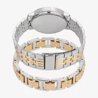 Jones N.Y. Mens Two Tone Bracelet Watch 9775s-42-G34