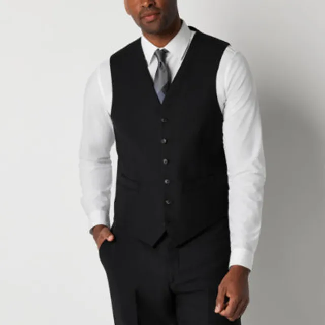 Michael Kors Men's Classic-Fit Wool-Blend Stretch Solid Suit Vest