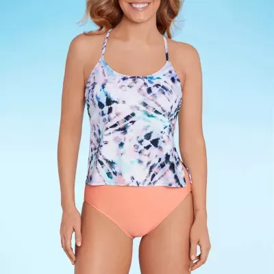 Missy Franklin for Sports Illustrated Womens Tie Dye Tankini Swimsuit Top