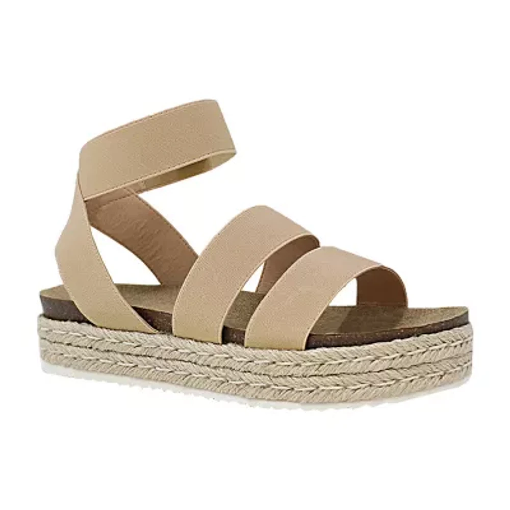 Yoki Womens Chiara-10 Wedge Sandals