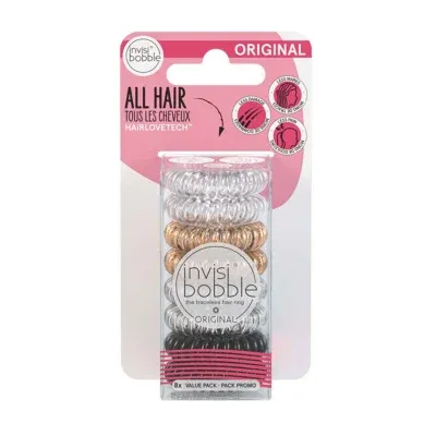 Invisibobble Original Metallic 8-pc. Hair Goods Set