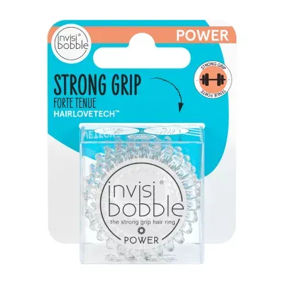 Invisibobble Power Crystal Clear 3-pc. Hair Ties