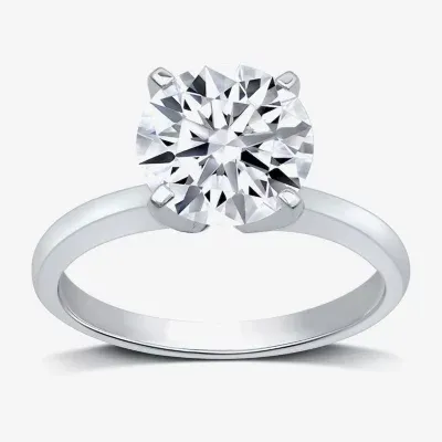 3 CT. Round Lab-Grown (G / VS2) Diamond Solitaire Engagement Ring 14K Gold