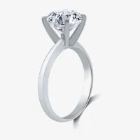 3 CT. Round Lab-Grown (G / VS2) Diamond Solitaire Engagement Ring 14K Gold