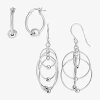 Sterling Silver Earring Set