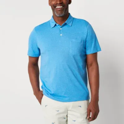 St. John's Bay Super Soft Jersey Mens Classic Fit Short Sleeve Pocket Polo Shirt
