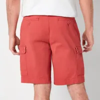 St. John's Bay Mens 10" Mid Rise Stretch Fabric Cargo Short