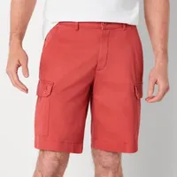 St. John's Bay Mens 10" Mid Rise Stretch Fabric Cargo Short