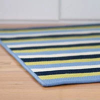 Colonial Mills Norwood Braided Stripe Reversible Indoor Outdoor Rectangular Area Rug
