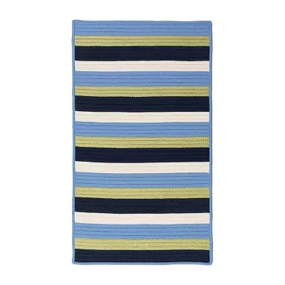 Colonial Mills Norwood Braided Stripe Reversible Indoor Outdoor Rectangular Area Rug