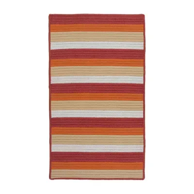 Colonial Mills Norwood Braided Stripe Reversible Indoor Outdoor Rectangular Area Rug