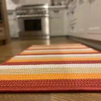 Colonial Mills Norwood Braided Stripe Reversible Indoor Outdoor Rectangular Area Rug