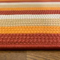 Colonial Mills Norwood Braided Stripe Reversible Indoor Outdoor Rectangular Area Rug