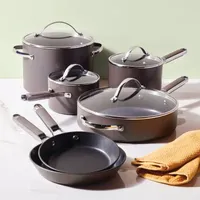 Ayesha Curry Hard Anodized Collection 10-pc. Cookware Set