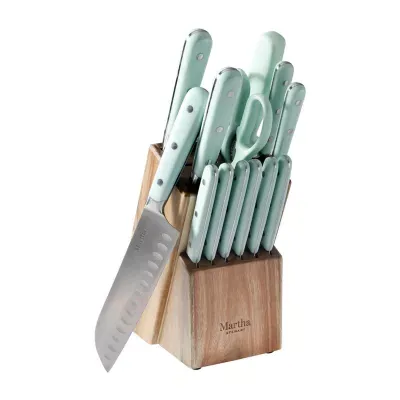 Martha Stewart Triple Rivet 14-pc. Knife Block Set