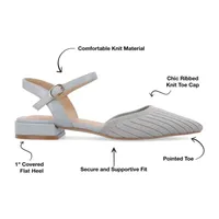 Journee Collection Womens Ansley Pointed Closed Toe Ballet Flats