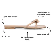 Journee Collection Womens Soma Flat Sandals