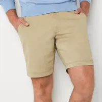 St. John's Bay Comfort Stretch 9" Mens Fabric Chino Short