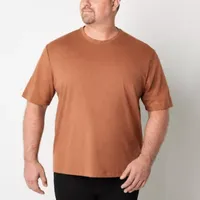 Van Heusen Stainshield Big and Tall Mens Crew Neck Short Sleeve T-Shirt