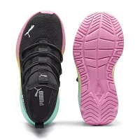 PUMA One4all Little Girls Running Shoes