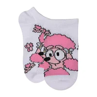 Little & Big Girls 6 Pair Bluey No Show Socks