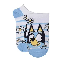 Toddler Girls 6 Pair Baby Shark Quarter Ankle Socks