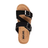 Muk Luks Womens Poppy Strap Sandals