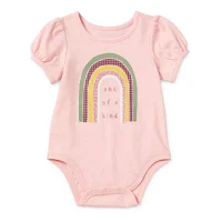 Okie Dokie Baby Girls Short Sleeve Bodysuit