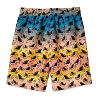 Thereabouts Little & Big Boys Above The Knee Boxer Brief Lined Swim Trunks