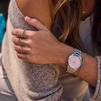 Citizen Womens Automatic Silver Tone Stainless Steel Bracelet Watch Nj0200-50z