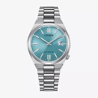Citizen Mens Automatic Silver Tone Stainless Steel Bracelet Watch Nj0200-50l