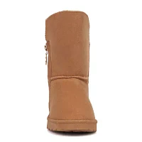 Olivia Miller Womens Aneira Flat Heel Booties