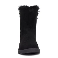 Olivia Miller Womens Ginevra Flat Heel Booties