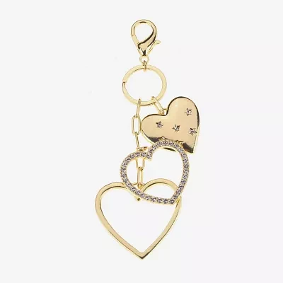 Bijoux Bar Gold Tone Heart Bag Charm