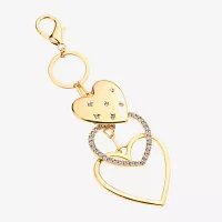 Bijoux Bar Gold Tone Heart Bag Charm