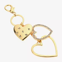 Bijoux Bar Gold Tone Heart Bag Charm