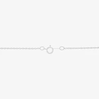 Womens 1/5 CT. Natural White Diamond Sterling Silver Round Pendant Necklace