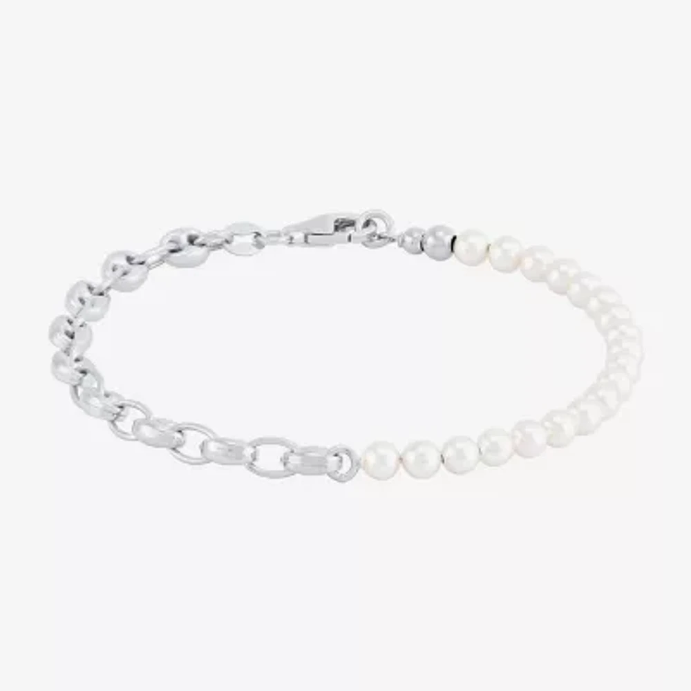 Sterling Silver 7.5 Inch Mariner Chain Bracelet