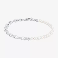 Sterling Silver 7.5 Inch Mariner Chain Bracelet