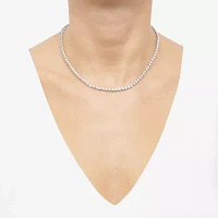 (I1/H-I) Womens 10 Ct.T.W. Lab Grown White Diamond 10K Gold Tennis Necklaces