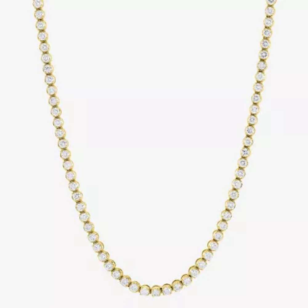 (H-I, I1) Womens 5 CT. T.W. Lab Grown White Diamond 10K Gold Tennis Necklaces