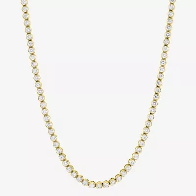 (H-I, I1) Womens 5 CT. T.W. Lab Grown White Diamond 10K Gold Tennis Necklaces