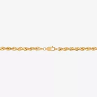 Unisex Adult 10K Gold Inch Rope Chain Necklace
