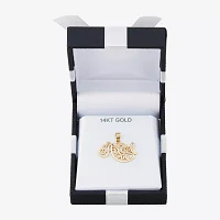 Womens 14K Gold Angel Pendants