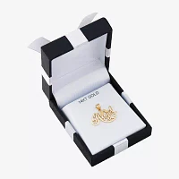 Womens 14K Gold Angel Pendants