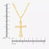 Mens 14K Gold Over Silver Sterling Silver Cross Pendants