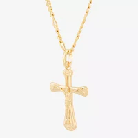 Mens 14K Gold Over Silver Sterling Silver Cross Pendants