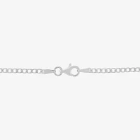 Diamonart American Flag Mens Multi Color Cubic Zirconia Sterling Silver Cross Pendant Necklaces